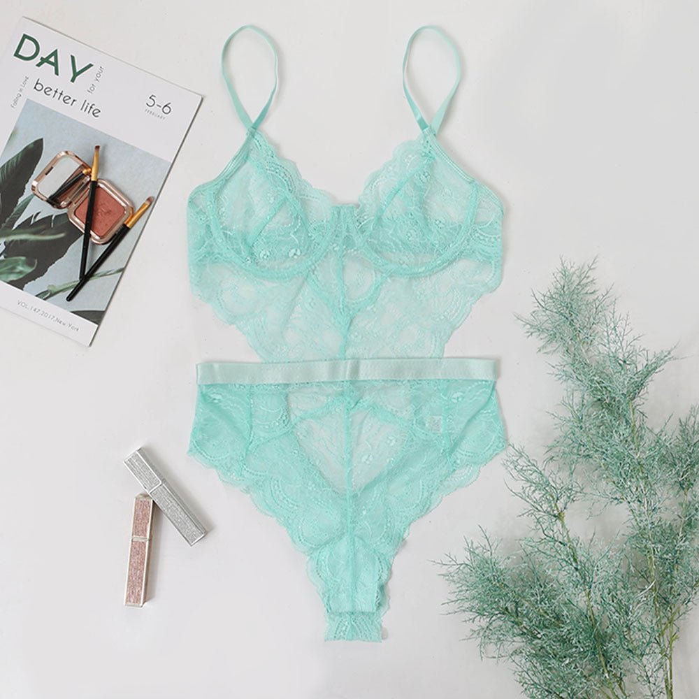 Lace Sexy Lingerie Slim - fit Corset Sexy One - piece Women - Serenity Spaces