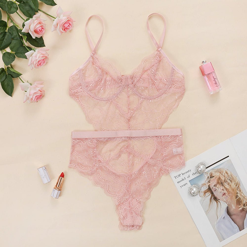 Lace Sexy Lingerie Slim - fit Corset Sexy One - piece Women - Serenity Spaces