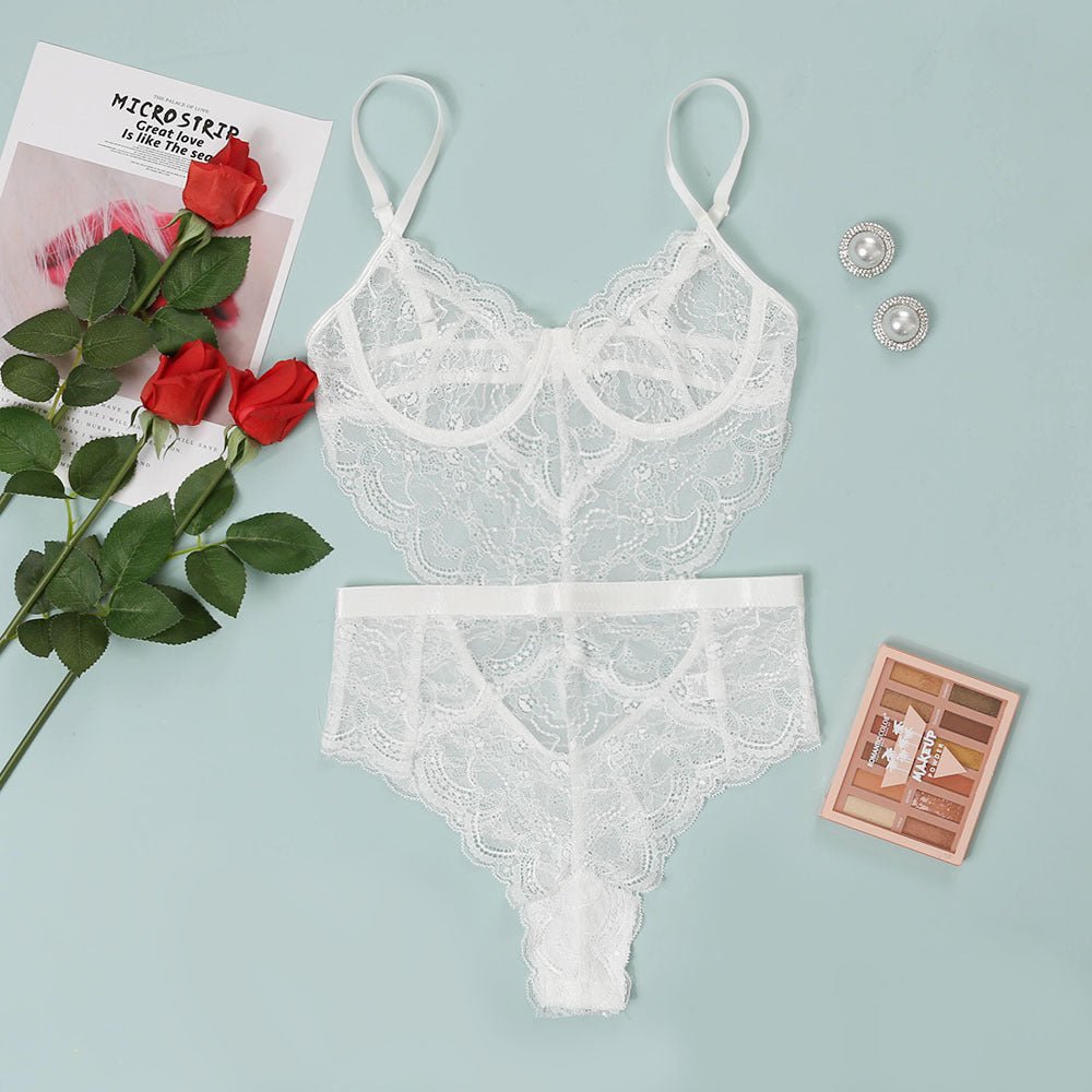 Lace Sexy Lingerie Slim - fit Corset Sexy One - piece Women - Serenity Spaces