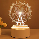 3D Lamp Acrylic USB LED Night Lights Neon Sign Lamp Xmas Home Decorations For Room Decor Valentines Day Gifts - Serenity Spaces