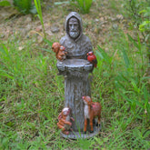 St. Francis And Animal Friends Resin Crafts Outdoor Garden Statue Bird Feeder - Serenity Spaces