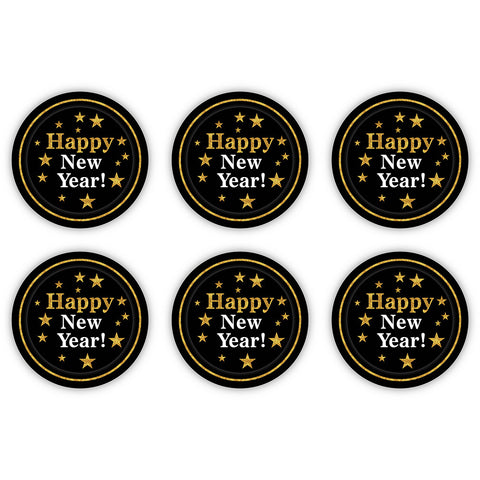 Happy new year paper cup