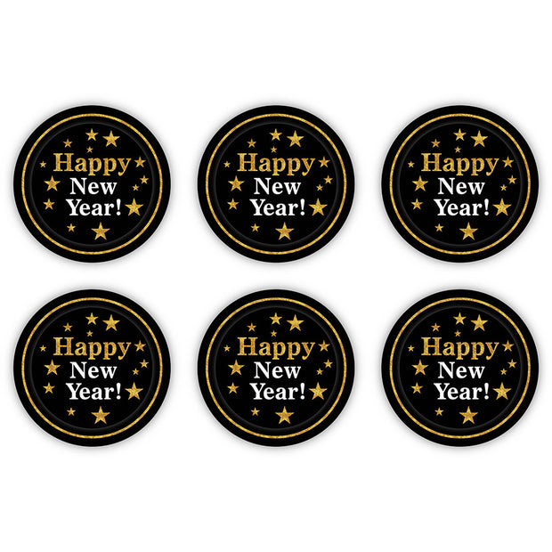 Happy new year paper cup