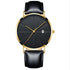 Simple calendar watch male creative waterproof quartz watch - Serenity Spaces