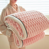 Coral Flannel Winter Thicken Thermal Cover Blanket - Serenity Spaces