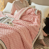 Coral Flannel Winter Thicken Thermal Cover Blanket - Serenity Spaces