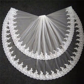 Lace trim veil - Serenity Spaces