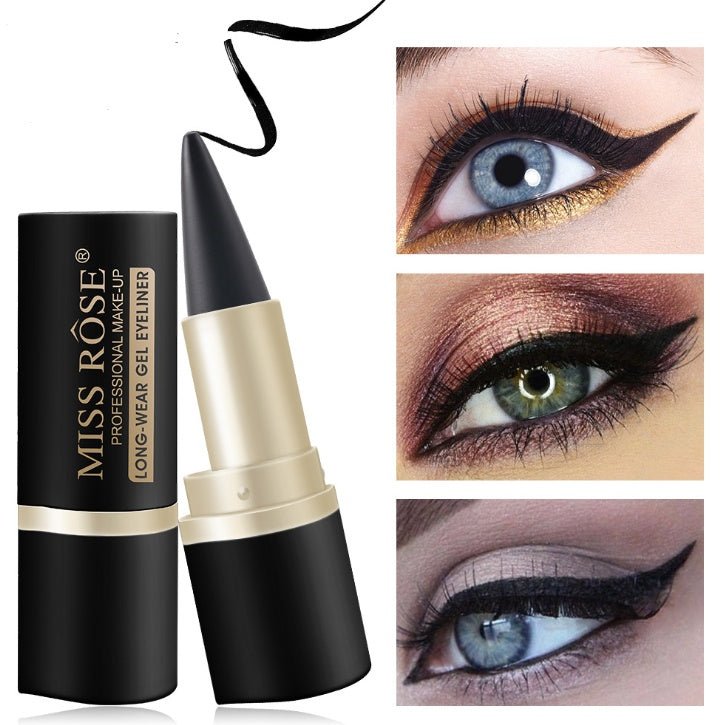 Waterproof Black Eyeliner Liquid Eye Liner Pen Pencil Gel Beauty Makeup Cosmetic Eyelashes Waterproof Eye Liner Makeup Tool - Serenity Spaces
