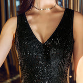 Sequin Party Dresses Long Section - Serenity Spaces