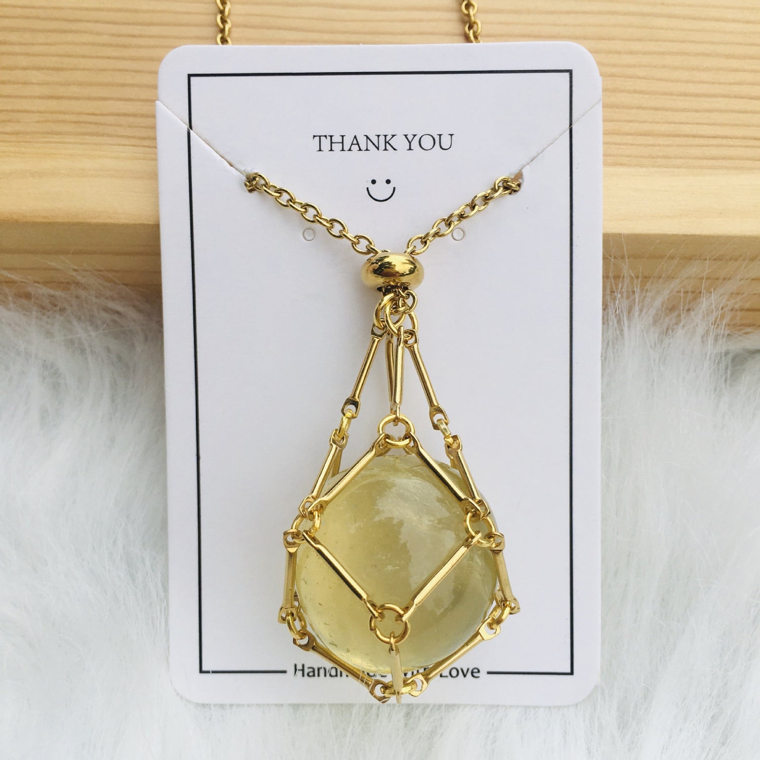 Natural Energy Crystal Pendant - Serenity Spaces