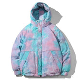 Colorful Winter Coat - down jacket - Serenity Spaces