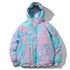 Colorful Winter Coat - down jacket - Serenity Spaces