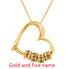 Personalized Heart Necklaces Women Jewelry Custom Name Necklaces & Pendants Mothers Day Gift - Serenity Spaces