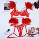 Chains Lace Sexy Lingerie Women Underwear Bra - Serenity Spaces