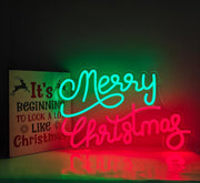 Christmas Decoration Neon LED Signboard