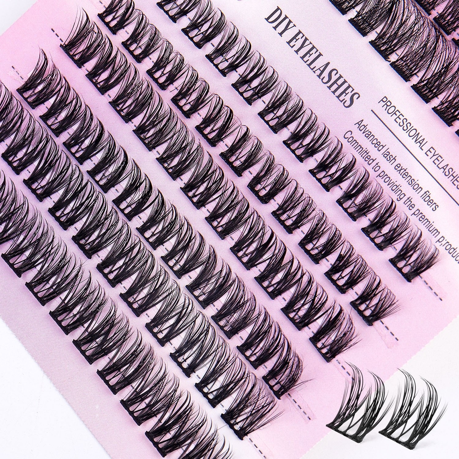 12 Rows Of 150 Segmented Lashes In Clusters - Serenity Spaces