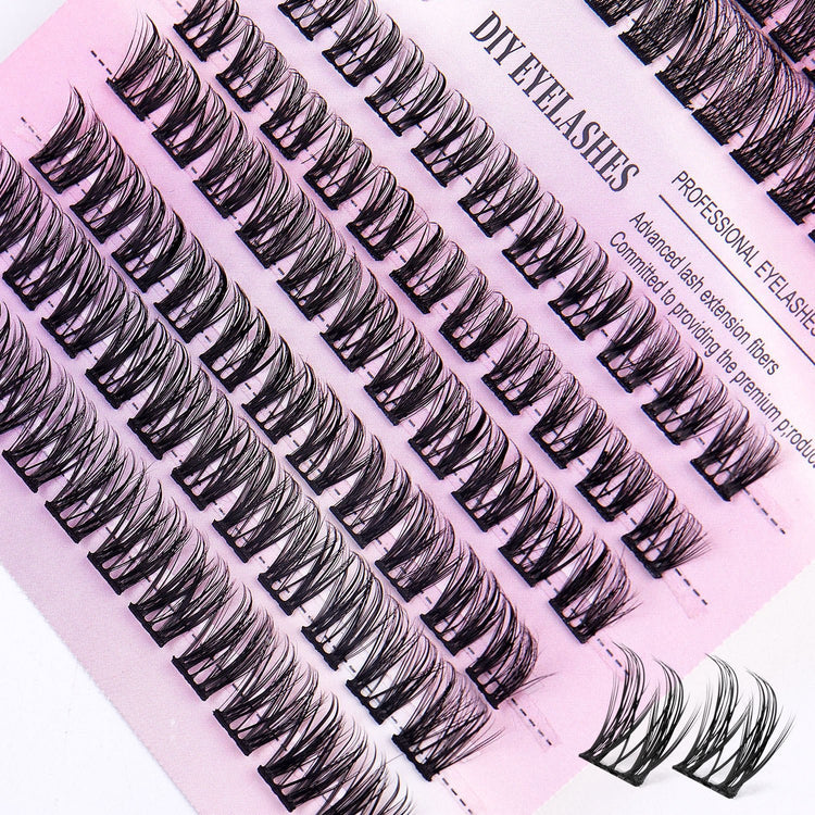 12 Rows Of 150 Segmented Lashes In Clusters - Serenity Spaces