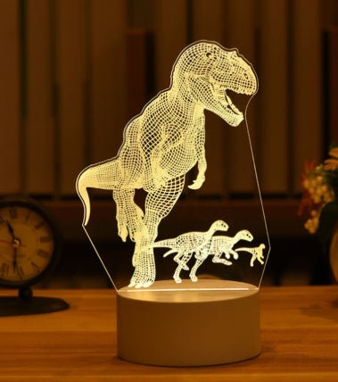3D Lamp Acrylic USB LED Night Lights Neon Sign Lamp Xmas Home Decorations For Room Decor Valentines Day Gifts - Serenity Spaces