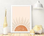 Boho Wall Art Minimalist Wall Art Prints,Prints for Wall Decor,Earth Tones Wall Art Prints, Abstract Wall Art Gallery Wall Art Earthy Wall Art Prints Set of 6 Prints Unframed (8Inchx10Inch)