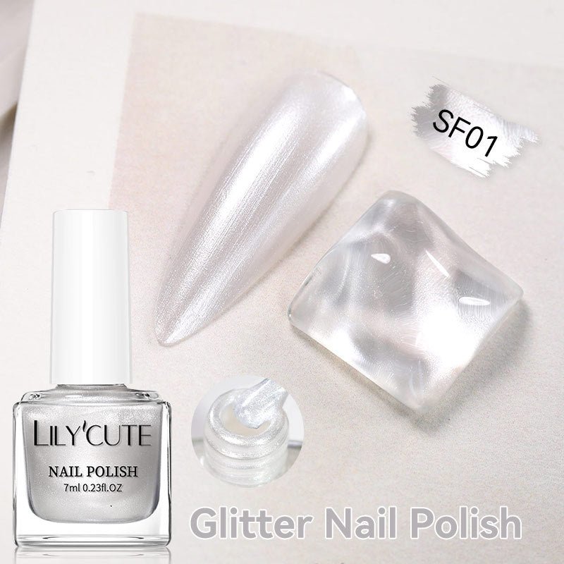 Quick - dry Metallic Mirror Nail Polish, No Baking Required - Serenity Spaces