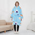 USB Heated Wearable Blanket Oversized Lazy Hoodie With Large Heating Area Back Cozy Warm Sherpa Hoodie Blanket No Battery Pack - Serenity Spaces