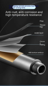 The Third Gear Adjustable Strong Supercharged Shower Head Household Bath Shower Hose Shower Head - Serenity Spaces