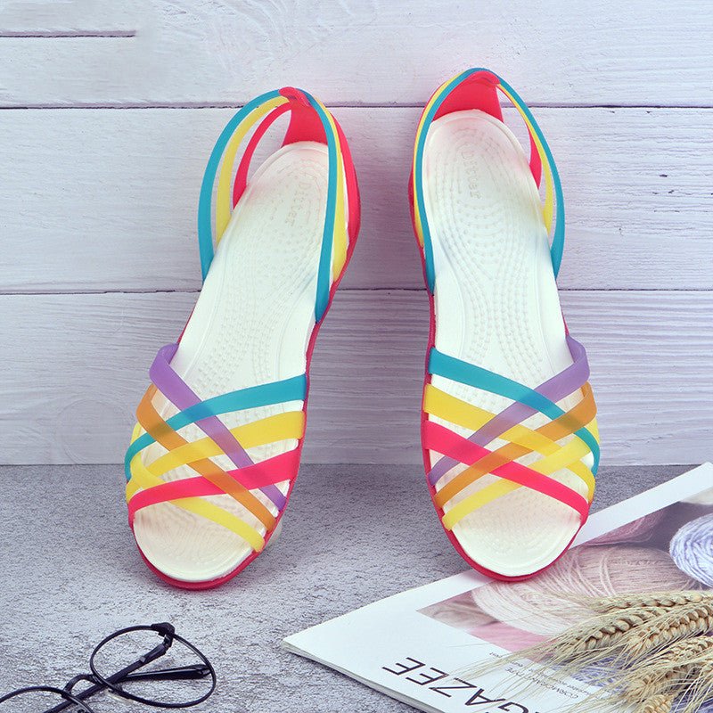 Flat jelly sandals - Serenity Spaces