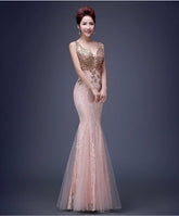 Fish Tail Banquet Evening Dress - Serenity Spaces