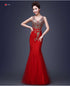 Fish Tail Banquet Evening Dress - Serenity Spaces