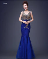 Fish Tail Banquet Evening Dress - Serenity Spaces