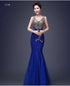 Fish Tail Banquet Evening Dress - Serenity Spaces