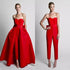 Red Jumpsuit Evening Dresses With - Serenity Spaces