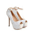 Super high heel sequined high heels - Serenity Spaces