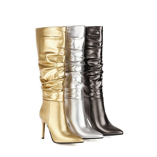 Pile of boots women&