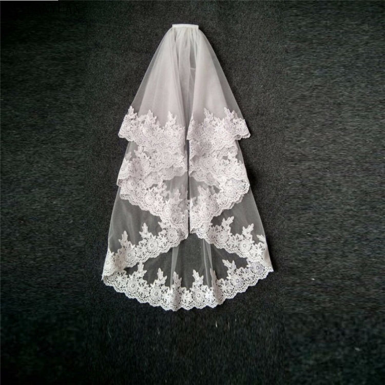 Lace trim veil - Serenity Spaces