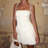 Summer Strappy Suspender Corset Dress French Style Slim Single Breasted Bodycon Pleated Skirt Fashion Lace - up Backless Party Dresses For Women - Serenity Spaces