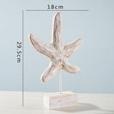 Home decor starfish seahorse conch living room - Serenity Spaces