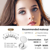Magnetic False Eyelashes Integrated Storage Box Glue - free Magnet False Eyelashes Natural Makeup Tools With Applicater - Serenity Spaces