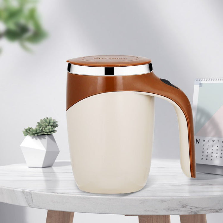 Rechargeable Model Automatic Stirring Cup Coffee Cup High Value Electric Stirring Cup Lazy Milkshake Rotating Magnetic Water Cup - Serenity Spaces