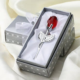 Metal Crystal Rose Decorations - Serenity Spaces