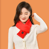USB Heating Scarf 3 Temperature Settings Adjustable USB Charging Heat Control Neck Warmer - Serenity Spaces