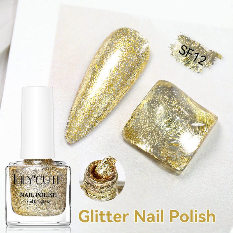 Quick - dry Metallic Mirror Nail Polish, No Baking Required - Serenity Spaces