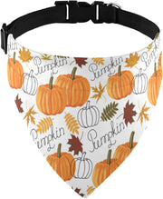 Thanksgiving Day Pet Triangle Scarf for Small Medium Large Dogs Cats Pets Pumpkin Leaf Fall Autumn Thanksgiving Dog Bandana Dog Accessories Collar