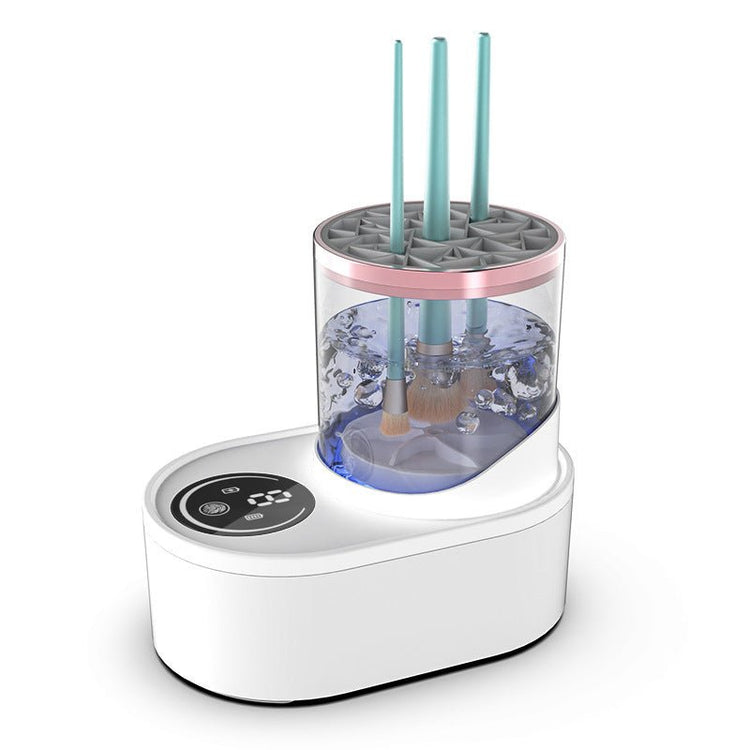 Electric Makeup Brush Cleaner Rechargeable Makeup Brushes Cleaning Tool Automatic Makeup Brush Cleaning Stand Device - Serenity Spaces