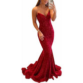 Sequin Evening Dresses For Women Formal Long Prom Party Gowns - Serenity Spaces