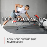 Multi - Functional FID Weight Bench for Full All - In - One Body Workout – Hyper Back Extension, Roman Chair, Adjustable Ab Sit up Bench, Incline Decline Bench, Flat Bench - Serenity Spaces