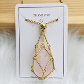 Natural Energy Crystal Pendant - Serenity Spaces
