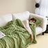 Soft Wind Bubble Velvet Blanket Warm Solid Rabbit Fur Blankets Double - sided Thickening Cover Throw Warm Fur Blanket - Serenity Spaces