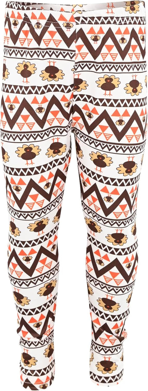 Girls Kids Toddler 3Pc Outfit Set Long Sleeve Cotton Blend Tunic Top Leggings and Scarf