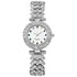Fashion Jewelry 2pcs Luxury Fashion Women Watch Set Silver Strap Ladies Quartz Wristwatch Alloy Bracelet For Ladies Jewelry Set Clock Gift - Serenity Spaces